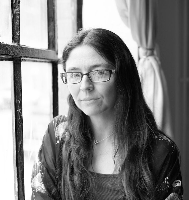 Amber Logan black and white photo